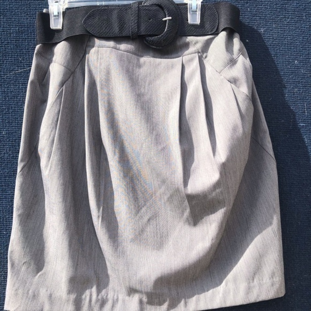 Pencil skirt with belt